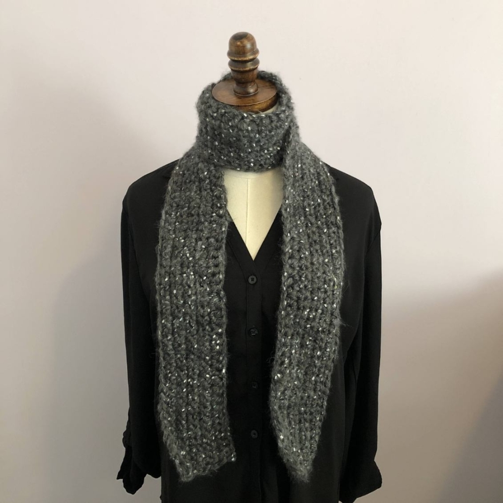 Handmade Grey Scarf